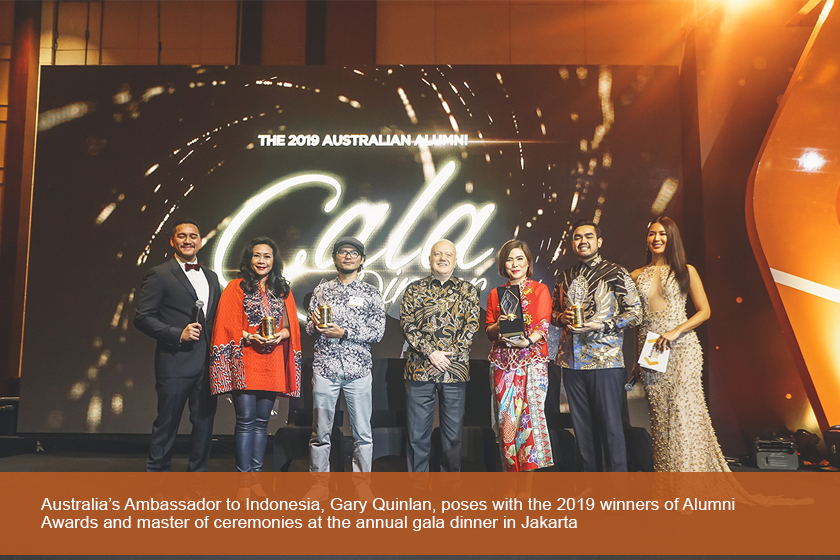 The annual gala dinner celebrates 2019 Australian Alumni Awards